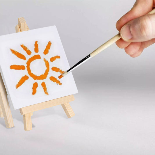 Mini Staffelei-Set mit Leinwand