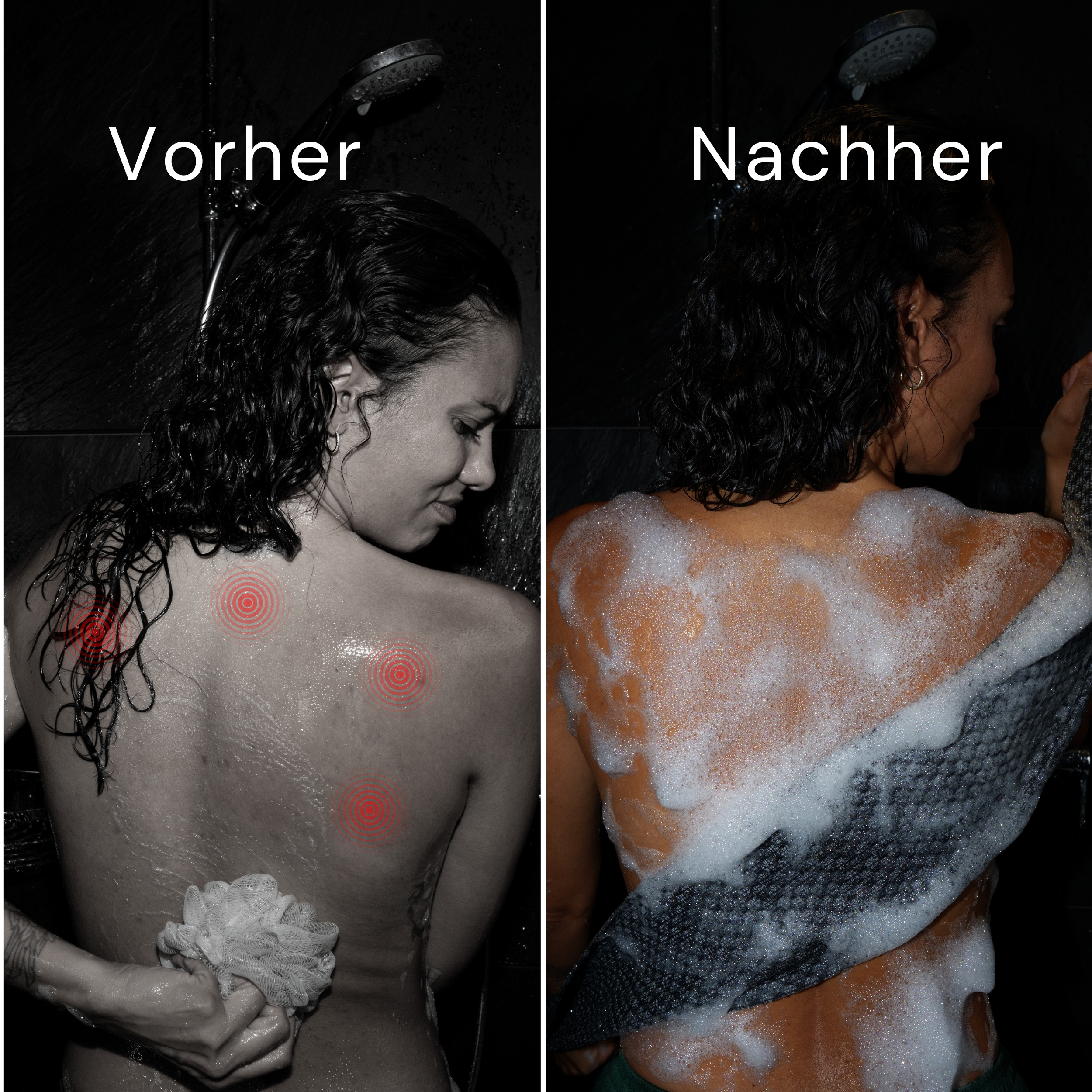 Antibakterielles Peeling-Tuch