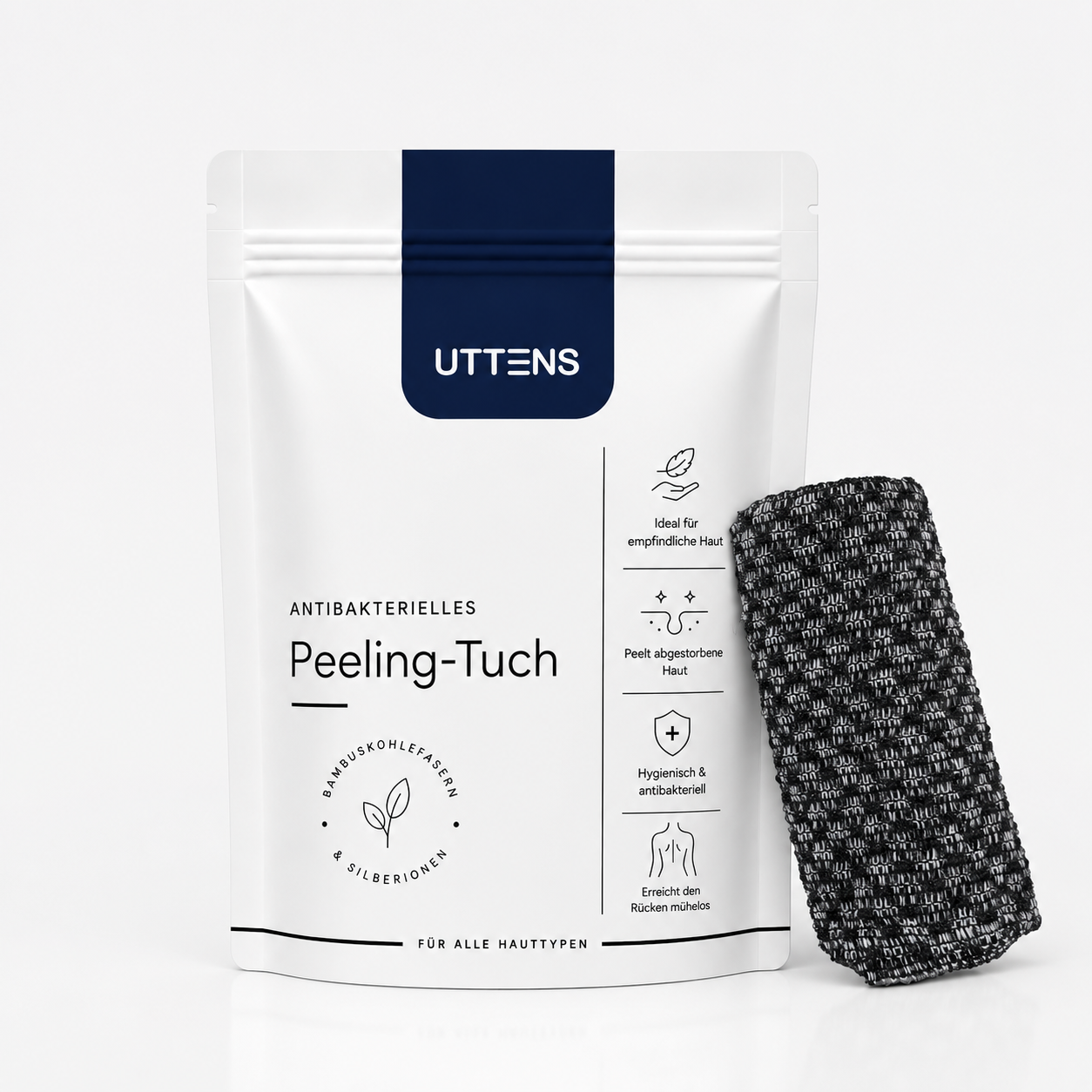 Antibakterielles Peeling-Tuch